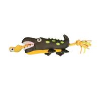 Zasdvn Jouet en peluche pour chien | Crocodile et canard - Jouet couineur à mâcher pour chien - À lancer pour l'intérieur et l'extérieur pour les races de chiens de petite, moyenne et grande taille