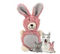 Zasdvn Jouet en Tissu pour Animaux de Compagnie, Jouet en Peluche pour Chien, Peluche de Dentition en Forme d'animal, Jouet interactif, Adorable en Tissu pour Les Vacances, Les Anniversaires