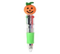 Zasdvn Lot de 4 stylos à bille colorés - Motif d'Halloween - Accessoires d'apprentissage festifs - Matériel d'écriture mignon pour enfants - École - Vacances - Dessin - Écriture - Leçons