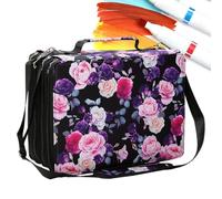 Zasdvn Organisateur de marqueur, grand étui de marqueur, trousse à crayons, grand sac de rangement | Boîte de loisirs créatifs, organisateur de fournitures scolaires, portable pour stylo aquarelle