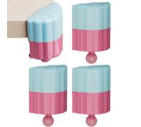 Zasdvn Protège-de Table | Coussinets en Silicone Doux Anti-Dérapants - Protège-de Bord de Table Anti-Enfant | pour Bureau Lit Armoires Étagères Meuble TV De Chevet Hotte De