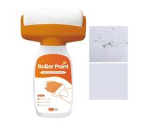 Zasdvn Rouleau de peinture murale, 2 en 1, avec 500 g de peinture, sans odeur, pour cuisine, salle de bain, jardin, meubles, construction murale, portes intérieures, travail du bois