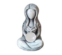 Zasdvn Statue de la Terre Mère Gaia, statue de déesse de la Terre Mère, figurine d'art de la Terre Mère, figurine d'art de la Terre Mère, figurine de statues Gaia en résine, respectueuse de