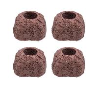 Zasdvn Support de pour l'aquarium - Pierre volcanique Ovale - Support de pour décoration d'aquarium - pour Eau Douce, Bassin, Bassin, Culture Aquatique, décorations de Paysage et