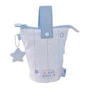 Zasdvn Trousse à crayons esthétique, porte-stylo, organisateur de boîte, trousse à crayons créative, organisateur de papeterie - Porte-stylo de grande capacité, porte-crayon spacieux pour, Blanc