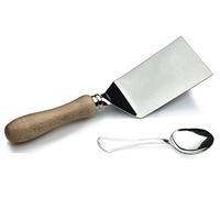 ZASEVES Créations les couleurs dans le cœur - Pelle à lasagne et cuillère à fromage, servi à lasagne et cannellons, produits italiens.