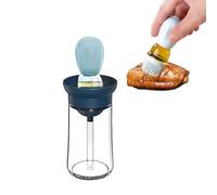 Zasiene Distributeur D'huile avec Brosse Bouteille D'huile avec Pinceau en Silicone Flacon Distributeur D'huile avec Brosse Bouteille à Condiments 2 en 1 Bouteille Distributrice d'Huile pour Cuisine