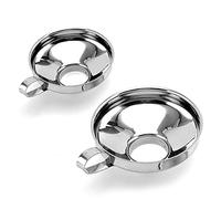 Zasiene Entonnoir INOX 2 Pièces Entonnoir à Confiture Entonoir Alimentaire Entonnoir Cuisine Entonnoir Cuisine pour Le Transfert Poudre Liquides Haricots et Confitures,2 Tailles