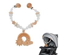 Zasjon Chaîne de Poussette en Bois, Chaîne de Landau pour Landau ou Siège Voiture pour Enfant Garçon Fille Para Bébés et Aux Enfants en Bas âge à Partir de 0 Mois.