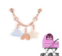 Zasjon Chaîne de Poussette en Bois, Chaîne de Landau pour Landau ou Siège Voiture pour Enfant Garçon Fille para Bébés et Aux Enfants en Bas âge à Partir de 0 Mois.