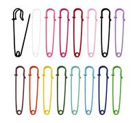 Zasjon Épingle a Nourrice Grande, 20 Pièces 75MM Epingle de Surete Métalliques, Multicolore Grosse Epingle a Nourrice pour Couture, Bricolage, Broche, Kilts, Travaux Manuels, Couleur Aléatoire