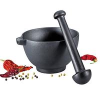 Zassenhaus Mortier XL et pilon en fonte, noir Ø 15,5 cm - 076066