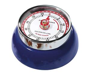 Zassenhaus 071832 Minuteur de cuisine en acier Taille unique Bleu