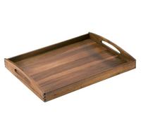 Zassenhaus 55542 Plateau Rectangulaire, 53 x 41 x 7 cm, Bois d’Acacia, Ivoire