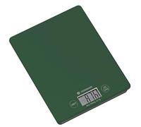 ZASSENHAUS Balance de cuisine numérique avec max. 5 kg par incréments de 1 g - Balance de ménage de qualité supérieure avec 2 piles incluses - 16,5 × 21,5 × 2 cm - Deep Forest