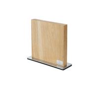 ZASSENHAUS Bloc à couteaux magnétique (chêne/acier inoxydable) marron