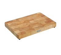 Zassenhaus Bloc à découper – Arbre en caoutchouc clair – 45 x 30 x 4,5 cm – Pieds antidérapants