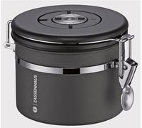 Zassenhaus Boîte de conservation Aroma 250 g, en acier inoxydable, laquée, protection optimale des arômes grâce à la valve intégrée, avec joint en silicone et affichage de la date réglable, pour café