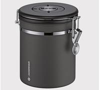 Zassenhaus Boîte de conservation Aroma 500 g, en acier inoxydable, laquée, protection optimale des arômes grâce à la valve intégrée, avec joint en silicone et affichage de la date réglable, pour café