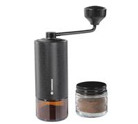 Zassenhaus Moulin à café Manuel Barista 2.0, Moulin à Expresso, broyeur en Acier Inoxydable fraisé CNC, réglable en continu, récipient de récupération Pratique avec Couvercle