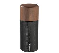 Zassenhaus Moulin à poivre/à épices Performer, 13 cm, réglage précis du broyeur, design en aluminium et noyer, idéal pour les gros grains de poivre et les baies d'épices