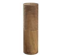 Zassenhaus Moulin à poivre Hussum en noyer - Broyeur en céramique haute performance réglable en continu - Pour poivre, sel et herbes - 18 cm