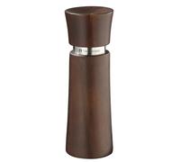 Zassenhaus Moulin à sel Wiesbaden de 17 cm, bois d'acacia élégant, broyeur en céramique haute performance, réglage précis du broyage de la poudre fine à grossière, convient pour différentes épices