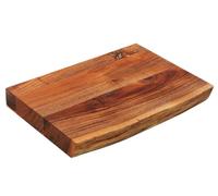 Zassenhaus Planche à découper en bois d'acacia massif - Planche à découper pour viande - Bois dur issu de sources durables - Planche de cuisine - 41 × 30 × 5 cm