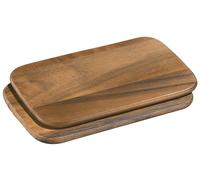 Zassenhaus Planche à petit-déjeuner en acacia Crème 26 x 17 x 1 cm 55016 | Ce lot de 2 planches à petit-déjeuner en bois d'acacia cultivé durablement a une épaisseur de 2 cm et est naturel