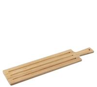 Zassenhaus Planche de service en bois d'hévéa - 60 x 13 x 1,5 cm