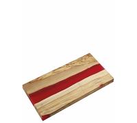 ZASSENHAUS Planche de service Olive 45x22cm Marron/Rouge marron