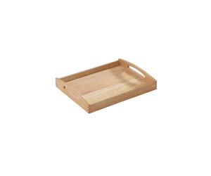 ZASSENHAUS Plateau Gummibaum 44x36cm beige