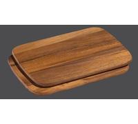 Zassenhaus Set de 2 planchettes en bois, acacia 28 x 20 cm