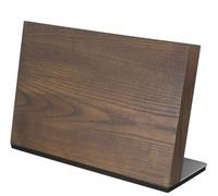 Zassenhaus Studio Bloc à couteaux magnétique, pour 8 couteaux, porte-couteaux en bois magnétique, pour couteaux à viande, hachoir et plus encore, 36 × 12,5 × 23 cm, bois de frêne/acier inoxydable