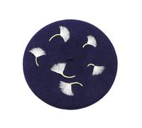 Zasy Floral Wool Beret French Beanie Cap Handmade Felt Patterns Women Hat