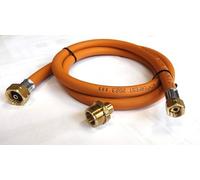 Zatechs ADAPTATEUR 1" - USA à 21,8 mm - EU - Tuyau de gaz propane-butane - Pour barbecue des USA à la bouteille européenne de 11 kg avec 2 mètres de tuyau