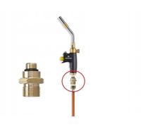 Zatechs Adaptateur 7/16" à 3/8" - Pour Chalumeau et Brasage/Pour Raccorder un Chalumeau 7/16" à Une Bouteille de Gaz Normale