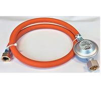 ZaTeChS Propan Butan Détendeur gaz Tuyau de gaz 200cm (2m) | Ø9mm | 1/4" - 21.8" Pouces LKS Raccordement a rapidevec raccord | jusqu'à -30°C | Pantalon pour le camping, les barbecues à gaz