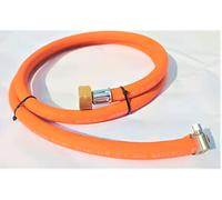 ZaTeChS Propan Butan Tuyau de gaz 150cm (1.5m) | 20 Bar | Ø9mm | 21.8" Pouces LKS Raccordement a rapidevec raccord | jusqu'à -30°C | Pantalon pour Le Camping, Les barbecues à gaz