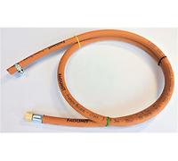 ZaTeChS Propan Butan Tuyau de gaz 150cm (1.5m) | 30 Bar | Ø6.3mm | 1/4" Pouces LKS Raccordement a rapidevec raccord | jusqu'à -30°C | Pantalon pour Le Camping, Les barbecues à gaz