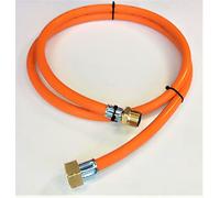 ZaTeChS Propan Butan Tuyau de gaz 200cm (2m) | 20 Bar | Ø9mm | 21.8" - 21.8" Pouces LKS Raccordement a rapidevec raccord | jusqu'à -30°C | Pantalon pour Le Camping, Les barbecues à gaz