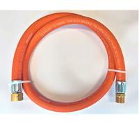 ZaTeChS Propan Butan Tuyau de gaz 200cm (2m) | Ø9mm | 3/8" Pouces LKS Raccordement a rapidevec raccord | jusqu'à -30°C | Pantalon pour Le Camping, Les barbecues à gaz