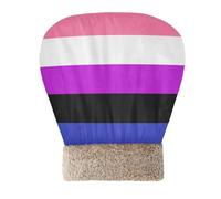 Zathe Niche pour chat d'intérieur LGBTQ + Genderfluid - Peluche douce auto-chauffante pour chatons