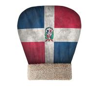 Zathe Sac de couchage pour chat ou petit chien - Drapeau national de la République dominicaine - Sac d'hiver chaud - Durable - Confortable et lavable