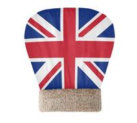 Zathe Sac de couchage pour chats et petits chiens, motif drapeau du Royaume-Uni, tunnel caché, lavable et durable