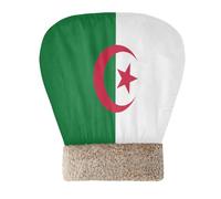 Zathe Sac de lit pour chat d'intérieur pour chats pour petits chiens peuples République démocratique Algérie Drapeau chatons Tunnel Cachette Hiver Lavable Peluche confortable