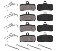 Zatix bu Lot de 4 Paires Plaquette de Frein Velo, en Résine Semi-Métallique Plaquettes de Frein Haute Performance, Plaquettes de Freins pour Deore TRP Tektro