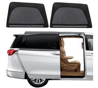 ZATOOTO Lot de 2 Pare-Soleil pour fenêtre de Minivan et monospace, monocouche, Housses spéciales pour Portes coulissantes, Grandes fenêtres carrées, Protection pour Enfants, Famille, Animaux, Camping