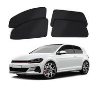 ZATOOTO Pare Soleil Voiture Compatible avec VW Golf 7 2013-2021, Rideau Occultant Magnetique Voiture, Pare Soleil Vitre Laterale, Protection UV, Noir, 4 Pièces