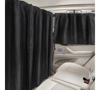 ZATOOTO Rideau de Voiture pour Intimité (Lot de 3), Pare Soleil Voiture Arriere en Daim, Rideaux Store Occultant Magnétiques pour Camping Car, Van aménagé 147 x 102 cm